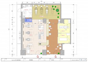 新理容室の図案